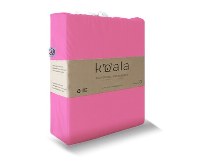 Foto 1 | Juego de Sábanas de Microfibra Koala Rosa Coral Queen Size