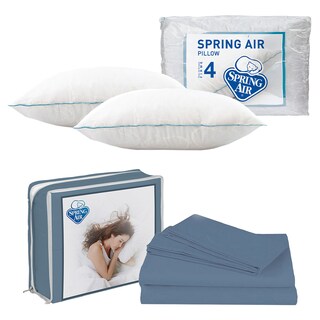 Foto 1 | Sábanas Basic Azul Acero King Size + 2 Almohadas Osos
