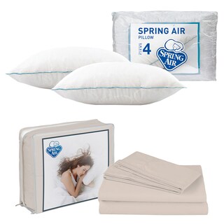 Foto 1 | Sábanas Basic Crema King Size + 2 Almohadas Osos