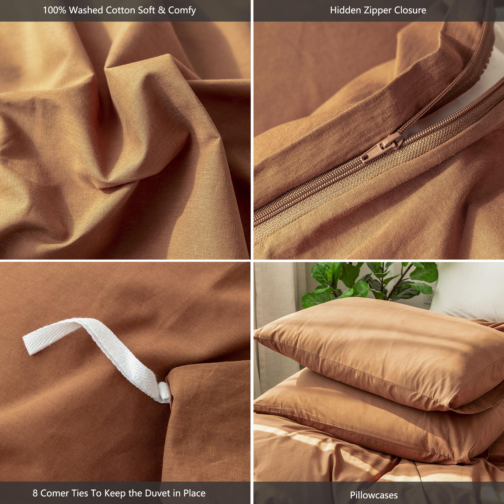Foto 6 | Juego de Funda de Edredón Moomee Bedding Algodón
