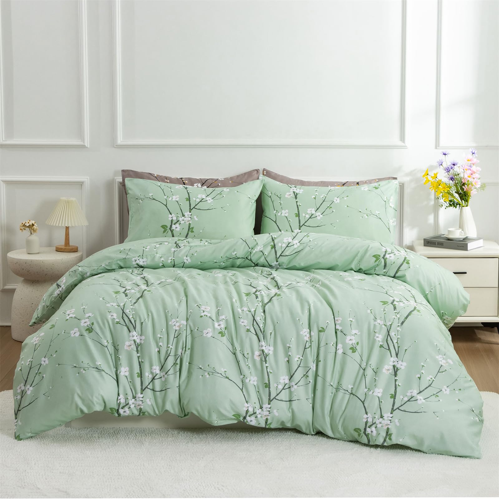 Foto 1 | Juego de Edredón Mixinni Queen Size con 2 Fundas para Almohada-Venta Internacional