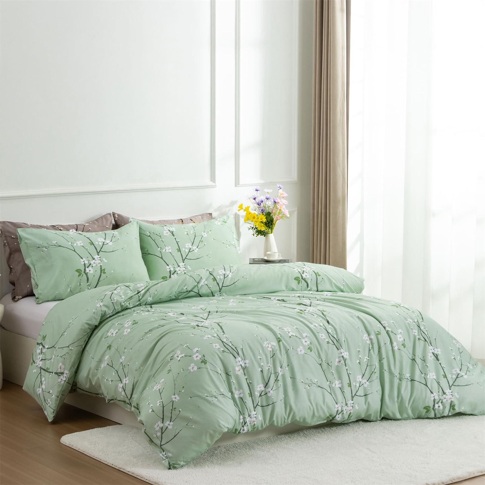 Foto 2 | Juego de Edredón Mixinni Queen Size con 2 Fundas para Almohada-Venta Internacional