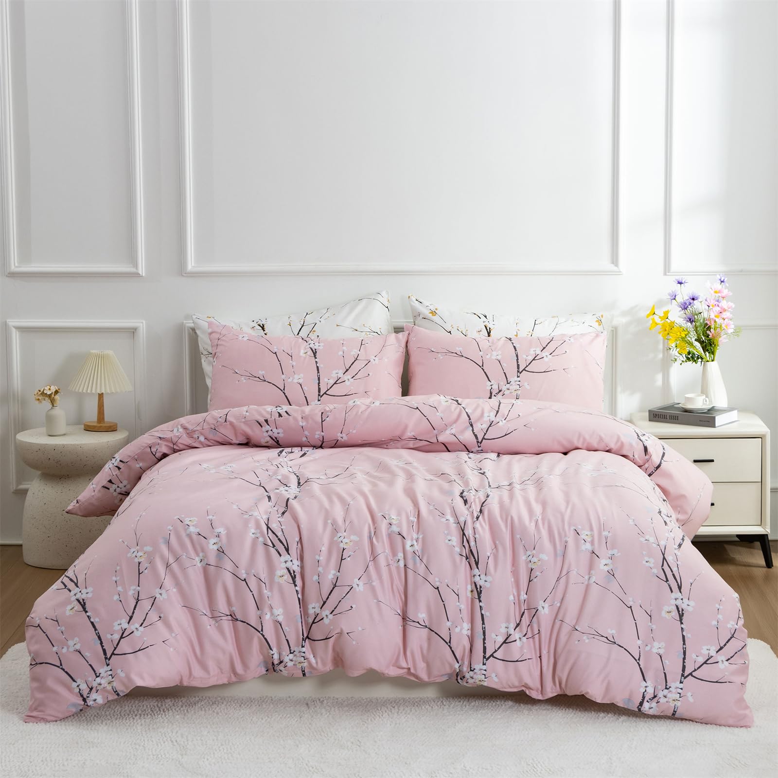 Juego de Edredón Mixinni Queen Size con 2 Fundas para Almohada-Venta Internacional
