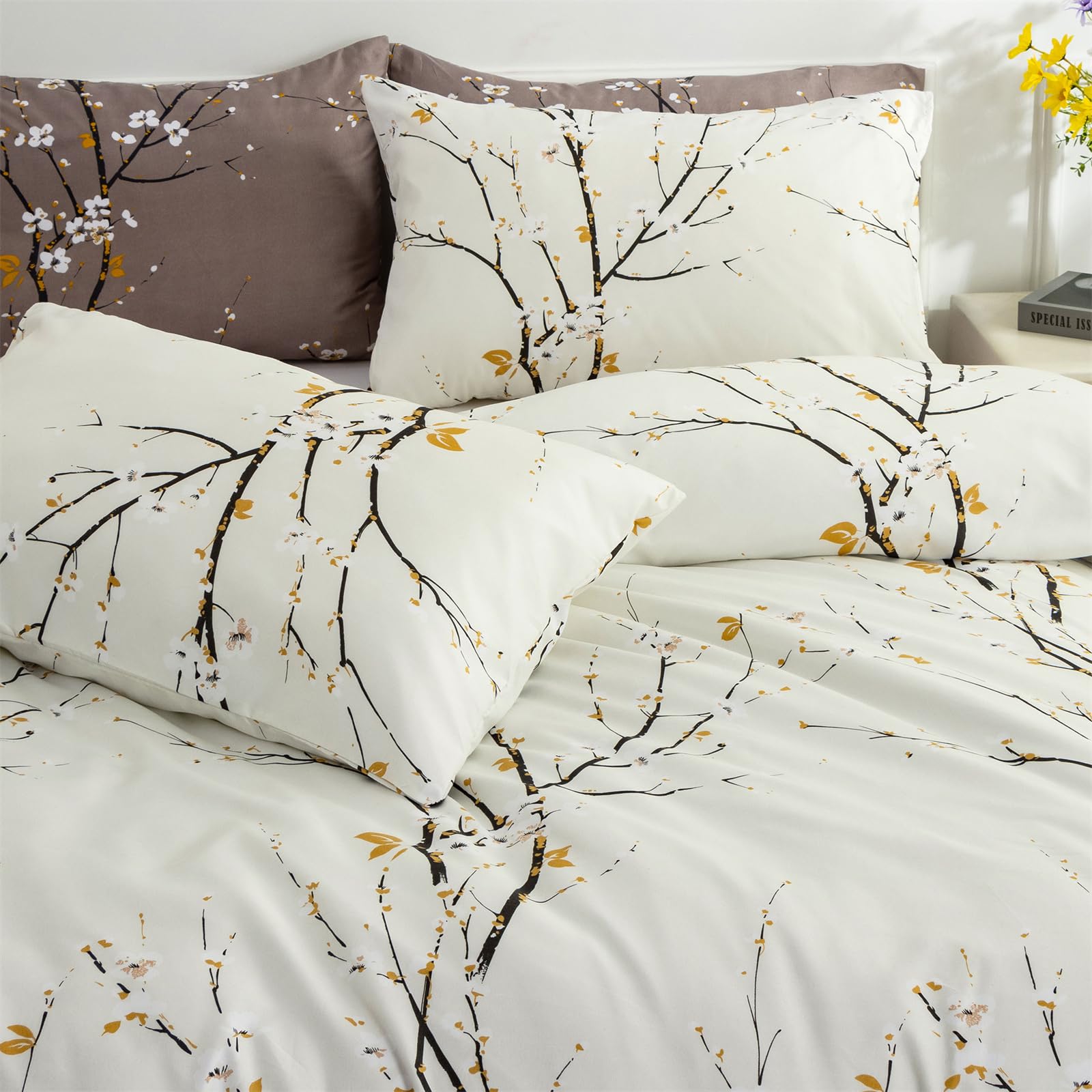 Foto 4 | Juego de Edredón Mixinni Queen Size con 2 Fundas para Almohada-Venta Internacional