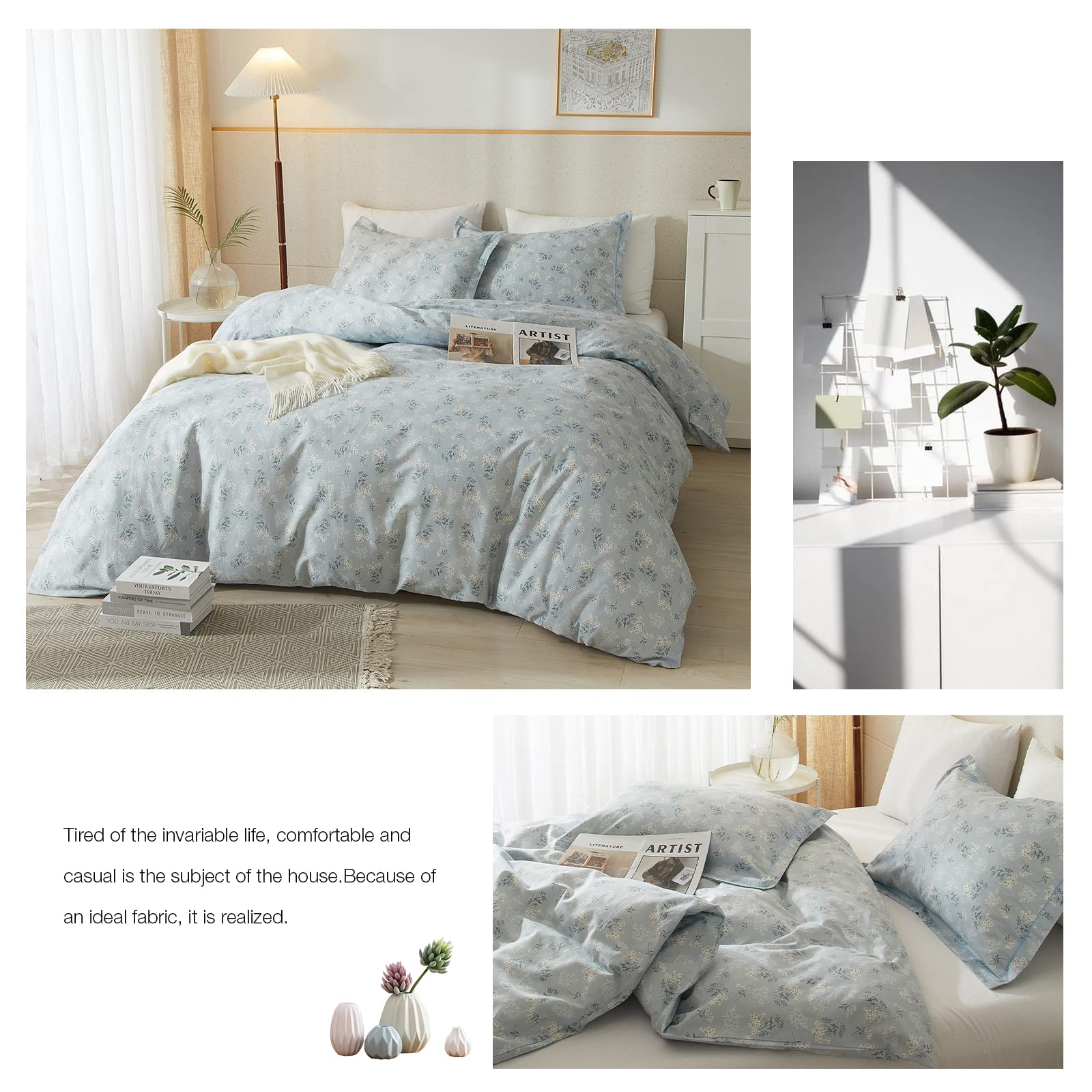Foto 6 | Juego de Edredón Mixinni Queen Size con 2 Fundas para Almohada-Venta Internacional