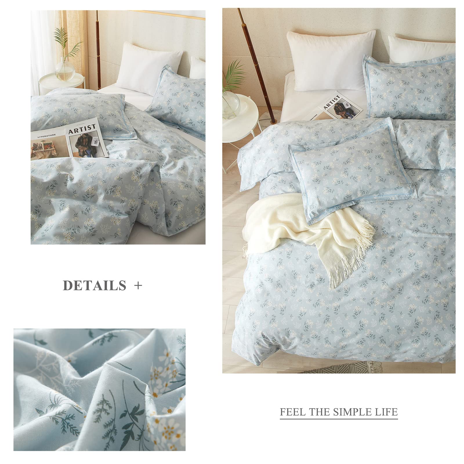 Foto 7 | Juego de Edredón Mixinni Queen Size con 2 Fundas para Almohada-Venta Internacional