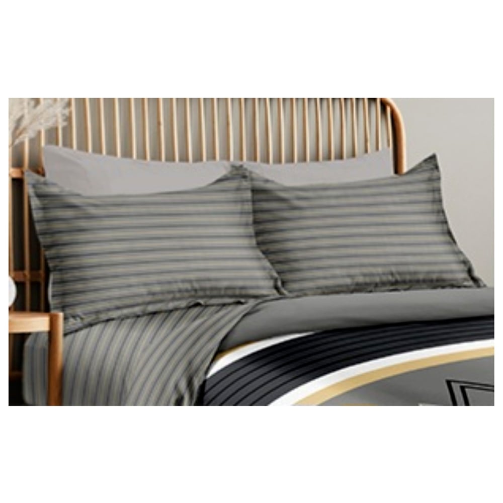 Foto 4 pulgar | Set De Dormitorio Con Edredón Y Sábanas Para 2 Plazas, Rojo Y Negro - Venta Internacional.