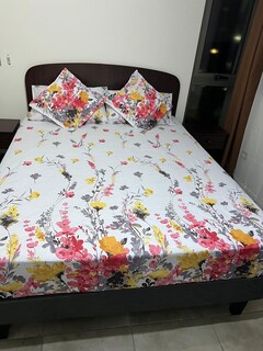 Foto 6 | Juego De Sábanas Florencia De 2 Plazas Y 144 Hilos, Color Blanco - Venta Internacional.