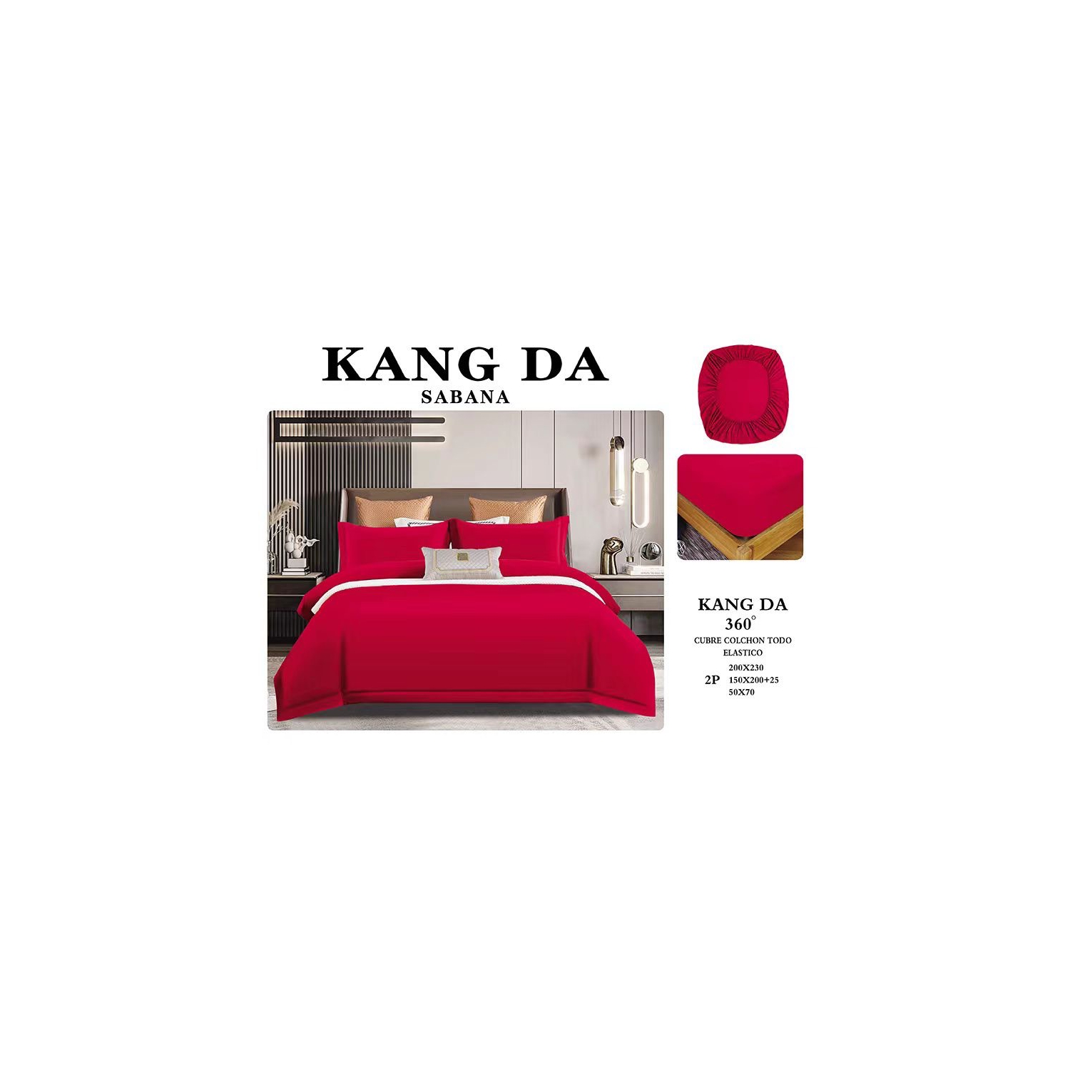 Juego De Sábanas Tamaño King De 200 Hilos Y Fundas De Almohada - Venta Internacional.