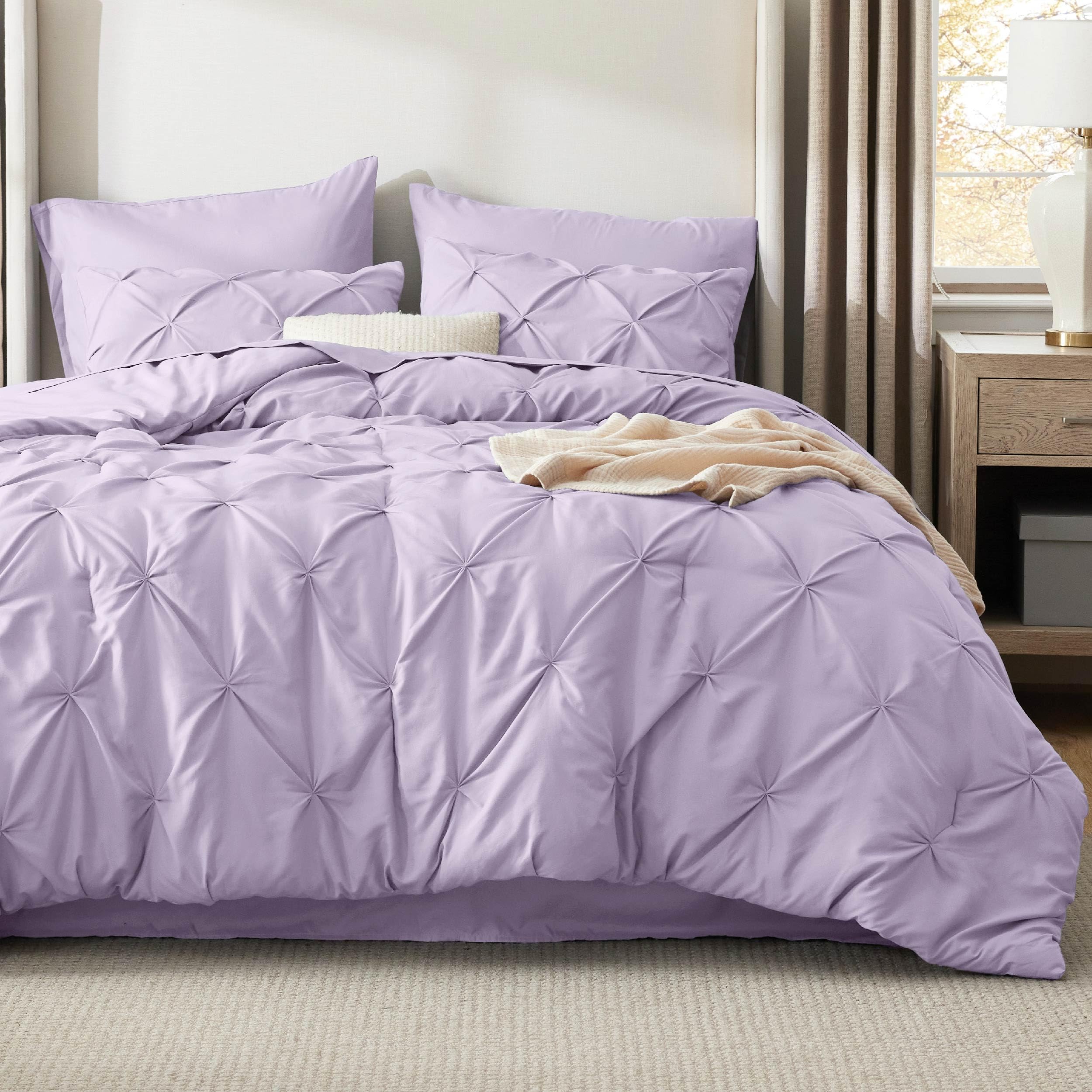 Foto 6 pulgar | Juego De Edredón Bedsure Queen De Color Morado Claro Con 7 Piezas - Venta Internacional.