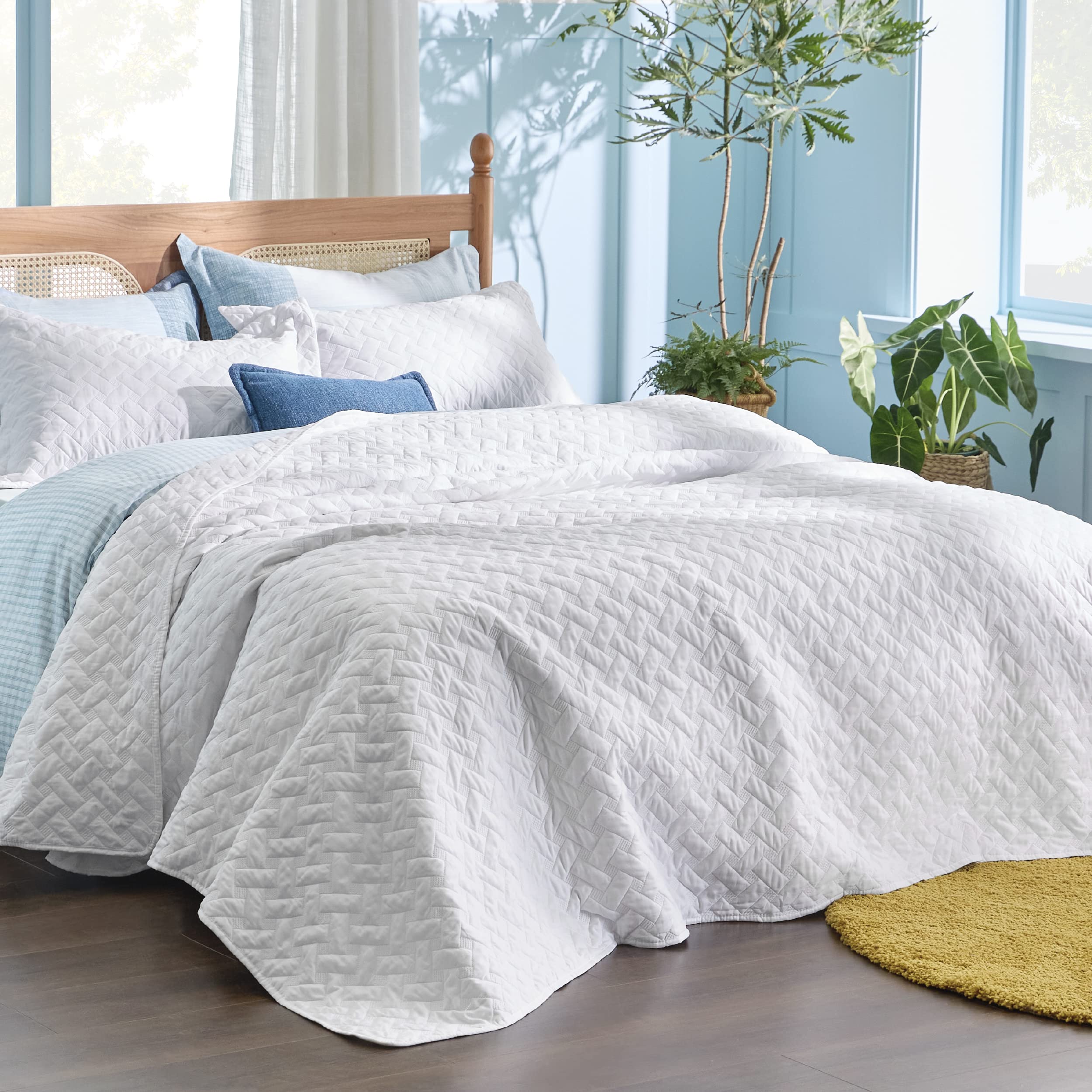 Foto 3 pulgar | Colcha California Bedsure King Size Blanca - Venta Internacional