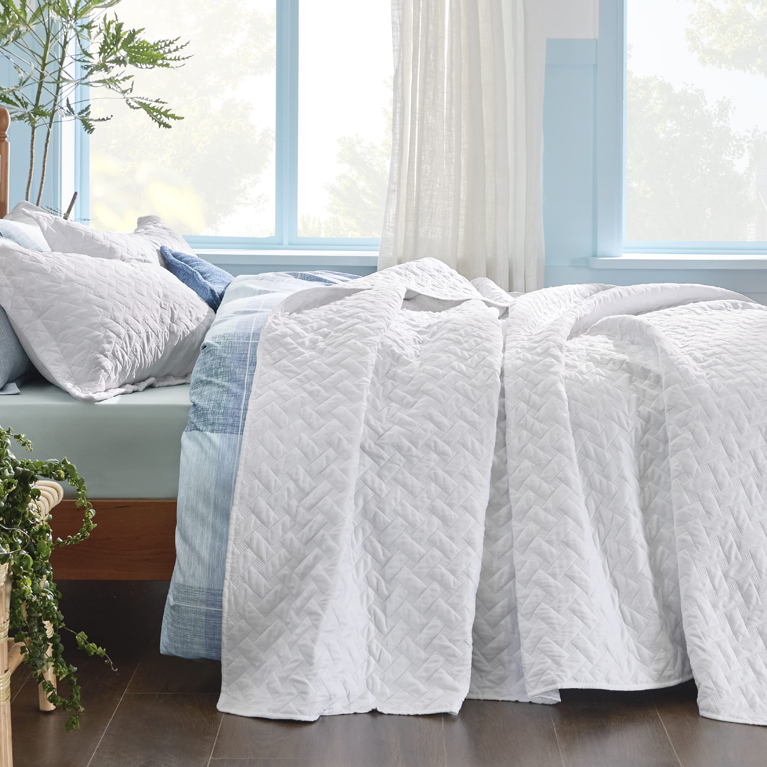 Foto 5 pulgar | Colcha California Bedsure King Size Blanca - Venta Internacional