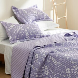 Foto 5 | Juego de Colcha Morado Queen con 2 Fundas - Venta Internacional