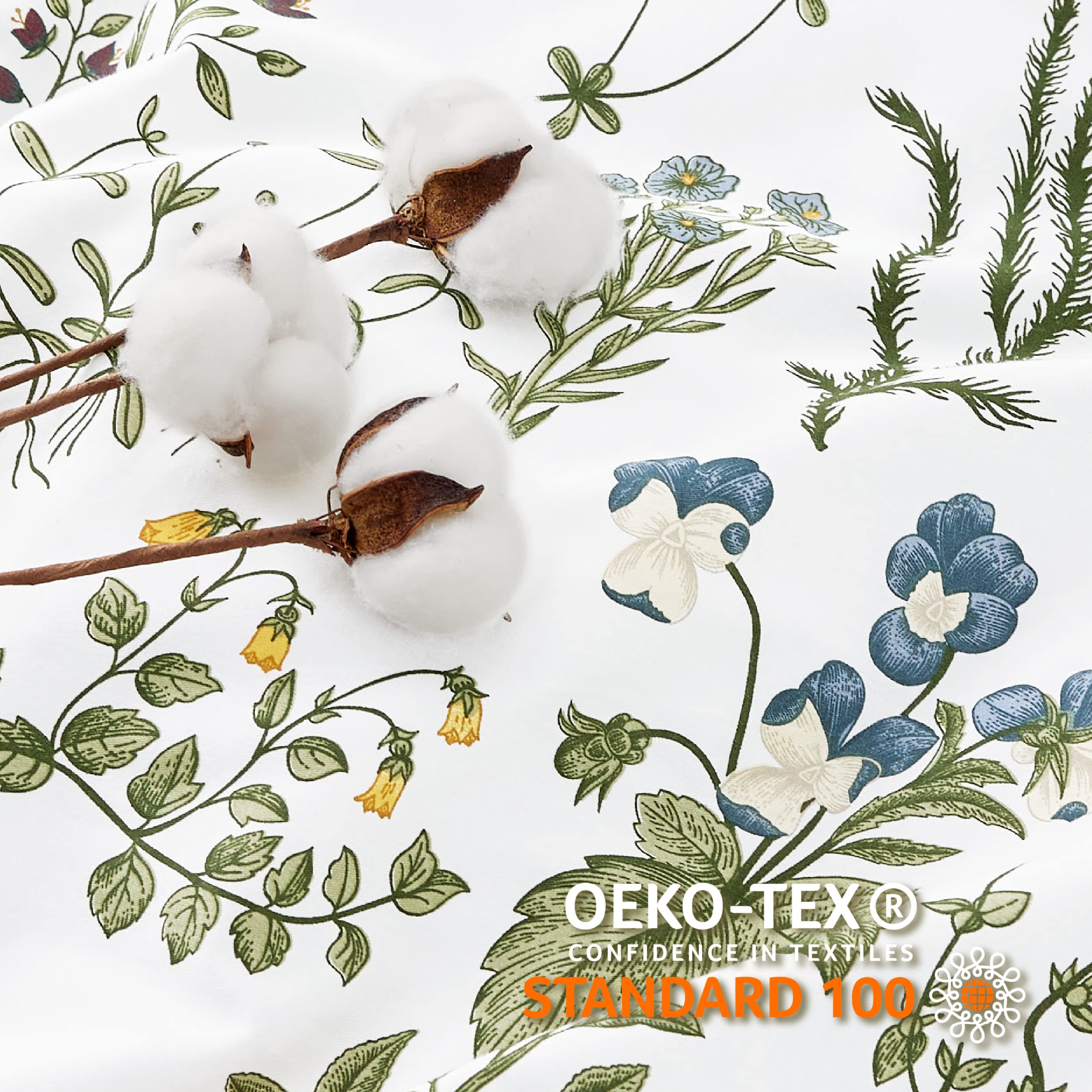Foto 6 pulgar | Funda de Edredón Doble Algodón Reversible con Estampado Floral - Venta Internacional