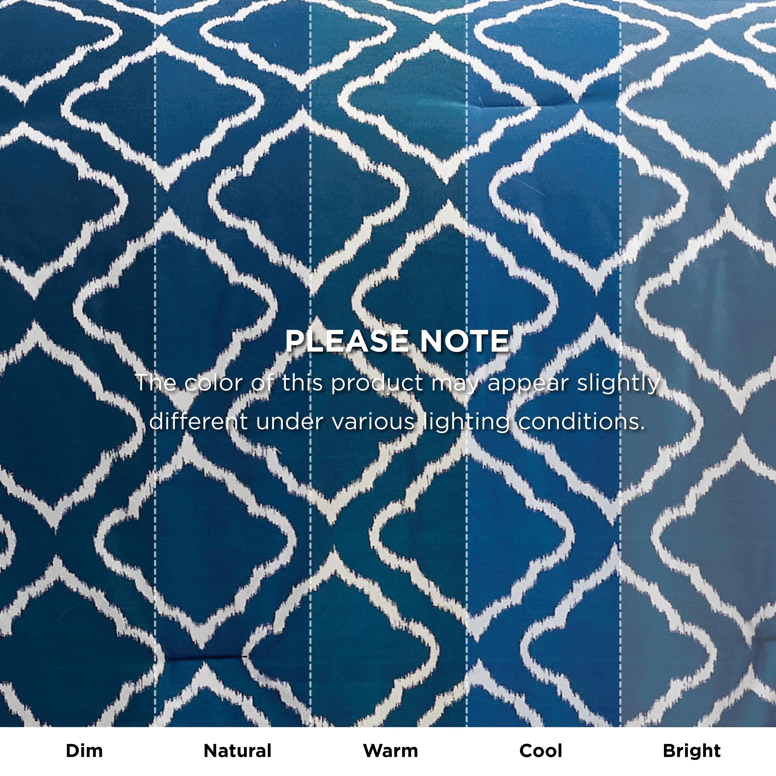 Foto 7 | Juego de Edredón Bedsure Azul Marino 7 Piezas - Venta Internacional