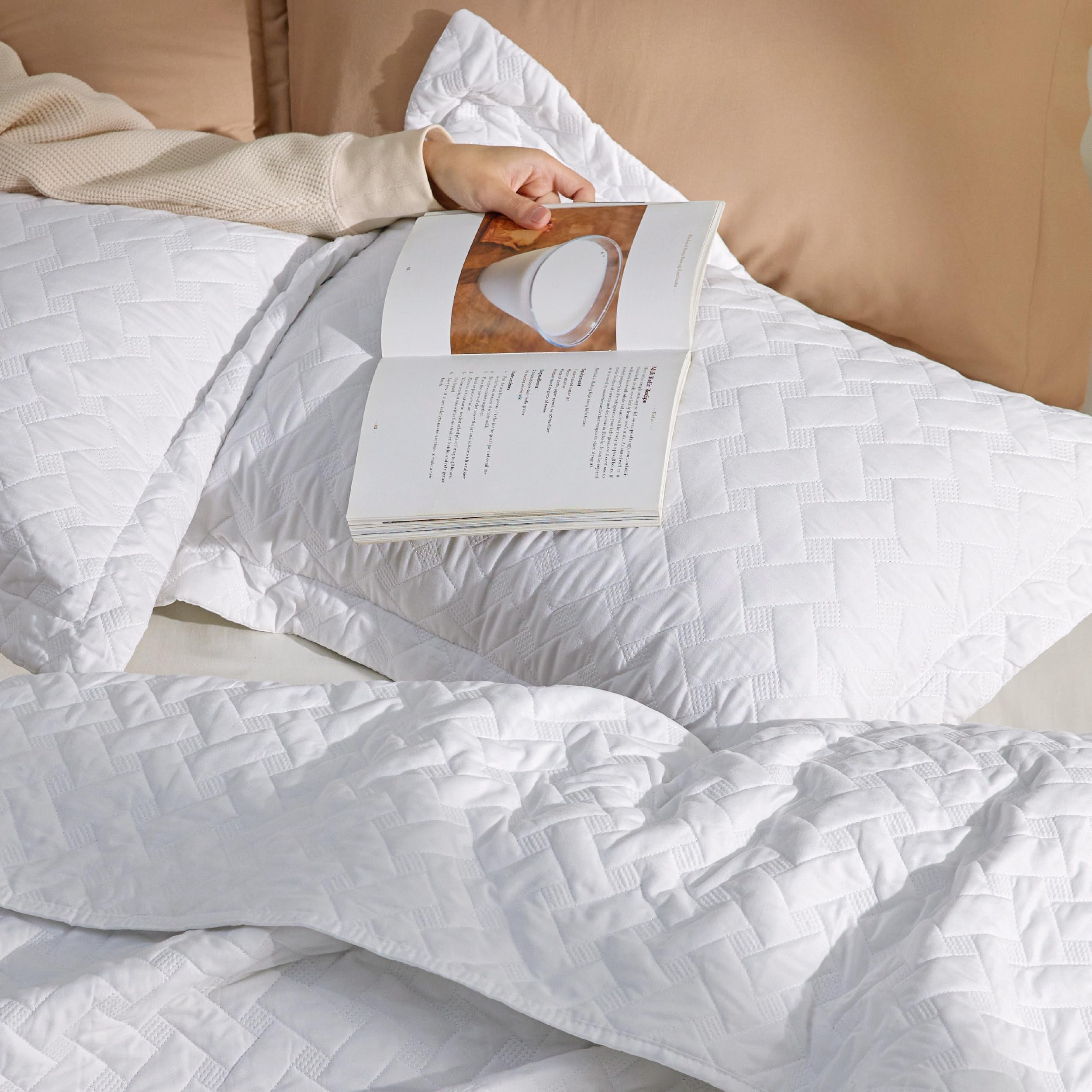 Foto 6 pulgar | Colcha Bedsure Queen Amarillo Mostaza - Venta Internacional