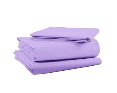Foto 1 | Juego De Sábanas Rebeca Algodón Percal 200 -lavanda -queen Size