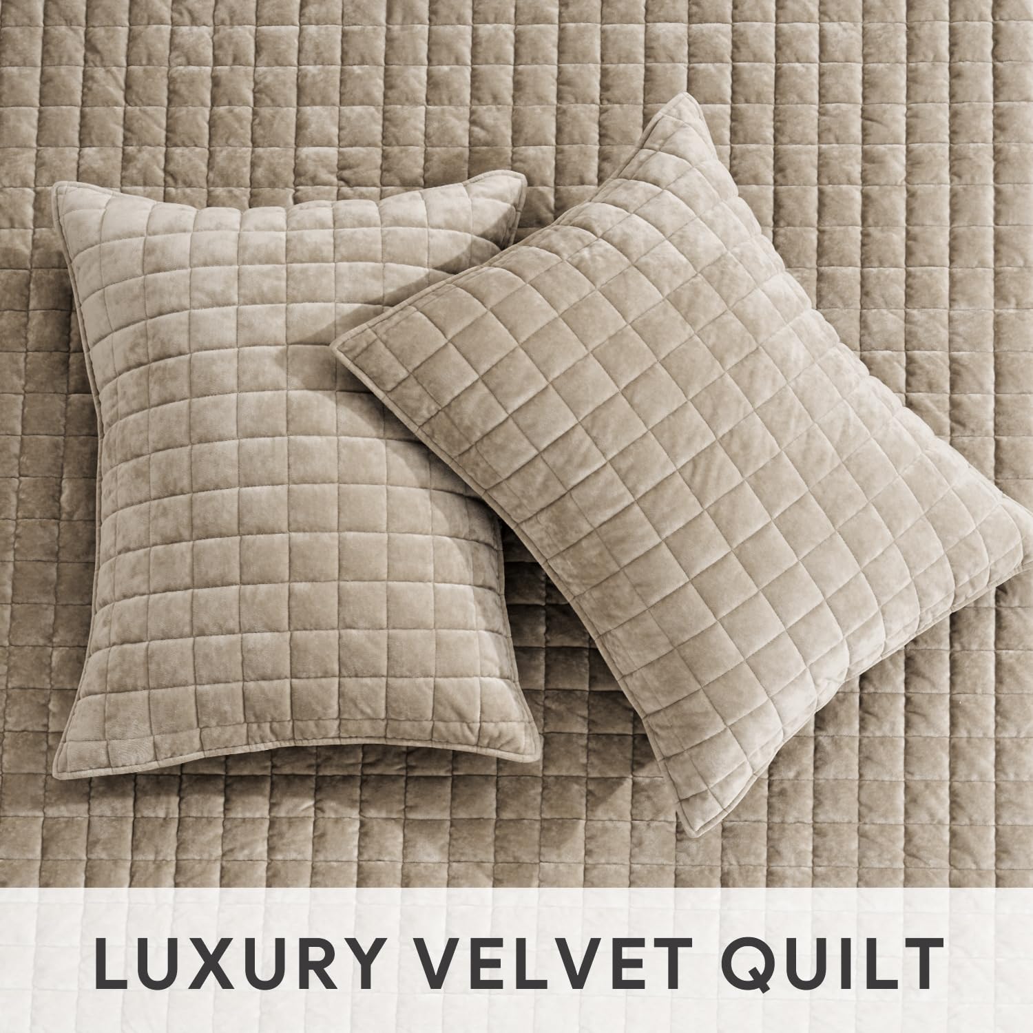 Foto 4 | Juego De Edredón Recyco Luxury Velvet King Size Urban Taupe - Venta Internacional.