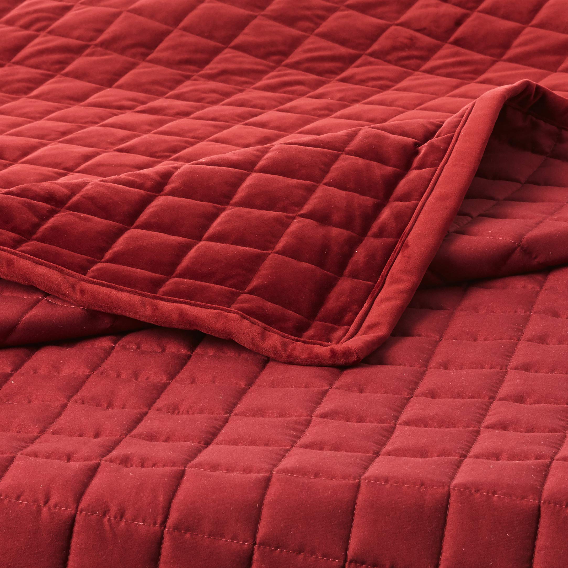 Foto 4 pulgar | Juego De Colcha Tribeca Living Luxury Velvet Queen Con 2 Fundas De Almohada - Venta Internacional.