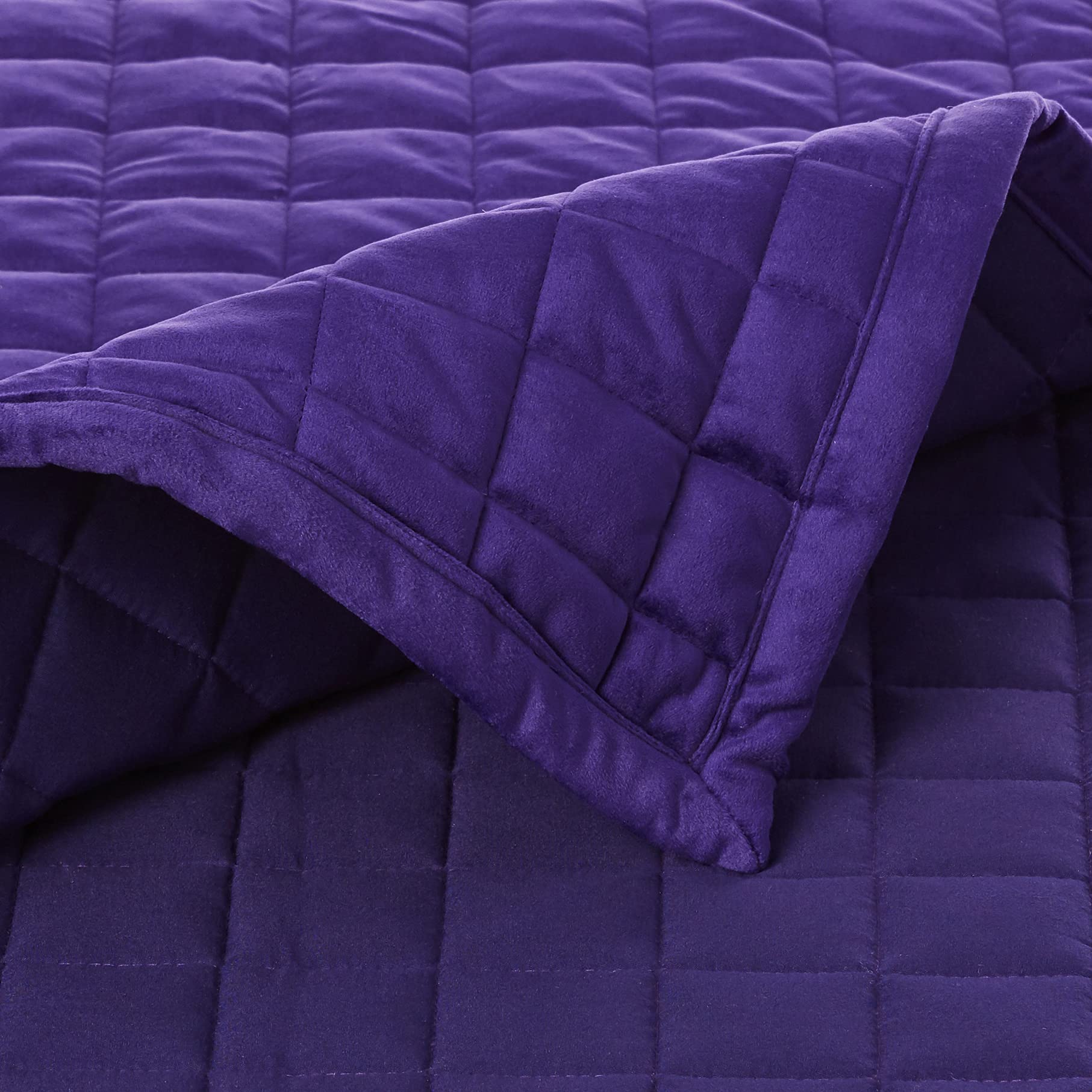 Foto 4 pulgar | Set De Edredón Tribeca Living Luxury Velvet Queen Purple - Venta Internacional.