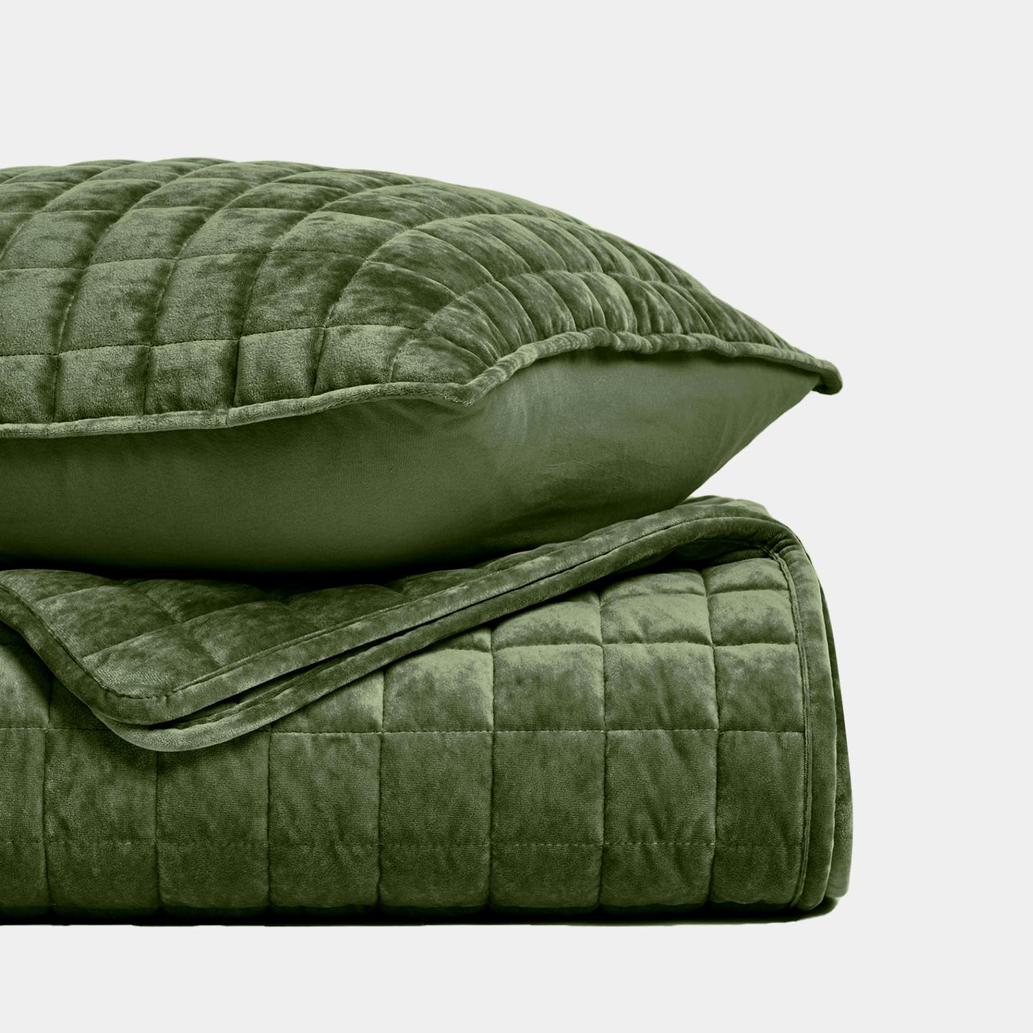 Foto 6 pulgar | Juego De Edredón Recyco Luxury Velvet Full Queen Con 2 Fundas Loden - Venta Internacional.