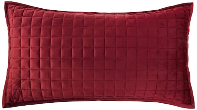 Foto 4 | Juego De Edredón Tribeca Living Luxury Velvet King Size Borgoña - Venta Internacional.