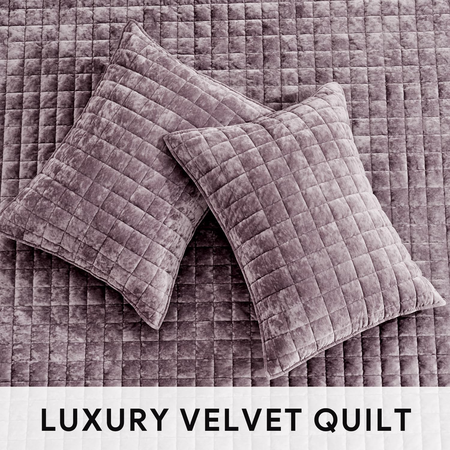 Foto 4 | Juego De Edredón Recyco Luxury Velvet King Size, Color Morado Con 2 Fundas - Venta Internacional.