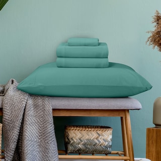 Foto 3 | Juego De Sábanas Utopia Bedding Queen Jersey De Algodón Verde, 4 Piezas - Venta Internacional.