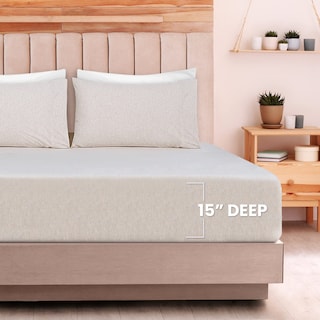 Foto 3 | Juego De Sábanas Utopia Bedding King Size Jersey, Algodón Y Avena - Venta Internacional.