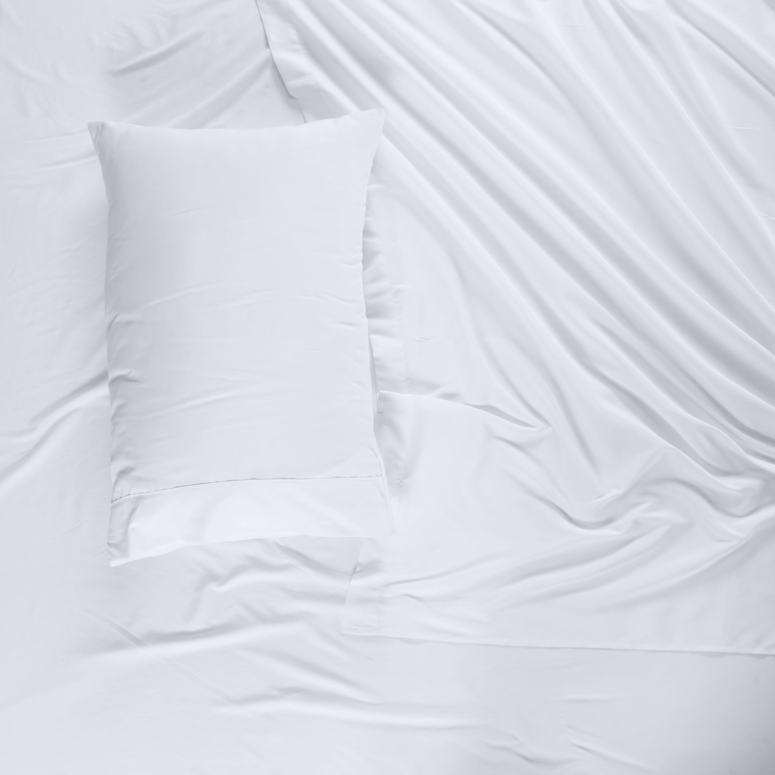 Foto 6 pulgar | Juego De Sábanas Utopia Bedding De Microfibra Totalmente Cepillada, Color Blanco - Venta Internacional.