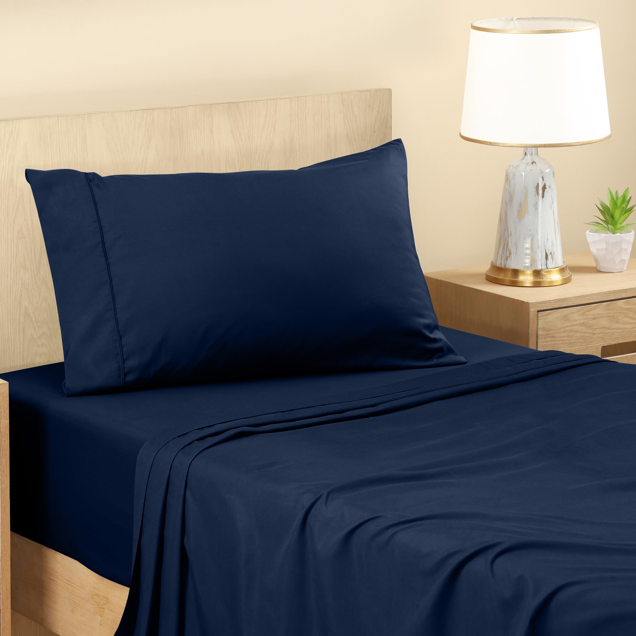 Juego De Sábanas Utopia Bedding De Microfibra Cepillada, Tamaño Doble - Venta Internacional.