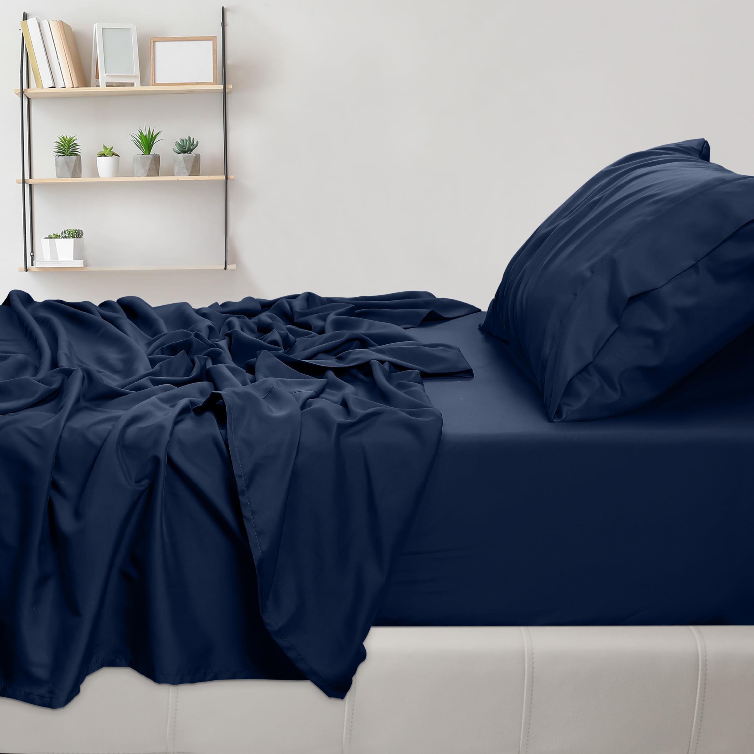 Foto 5 pulgar | Juego De Sábanas Utopia Bedding De Microfibra Cepillada, Tamaño Doble - Venta Internacional.