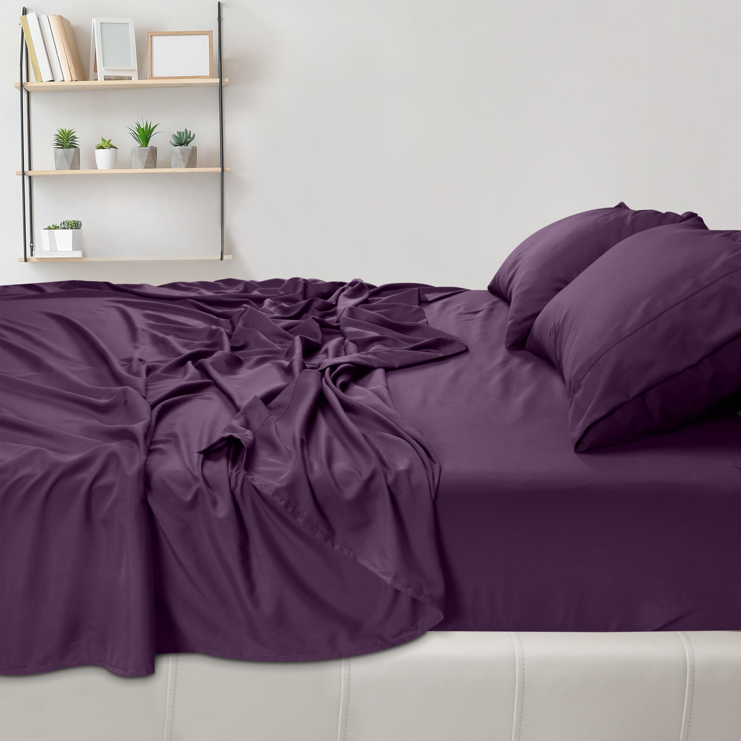 Foto 5 pulgar | Juego De Sábanas Utopia Bedding Tamaño Queen, Microfibra Cepillada - Venta Internacional.