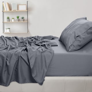 Foto 4 | Juego De Sábanas Utopia Bedding Twin Xl De Microfibra Cepillada, Color Gris - Venta Internacional.