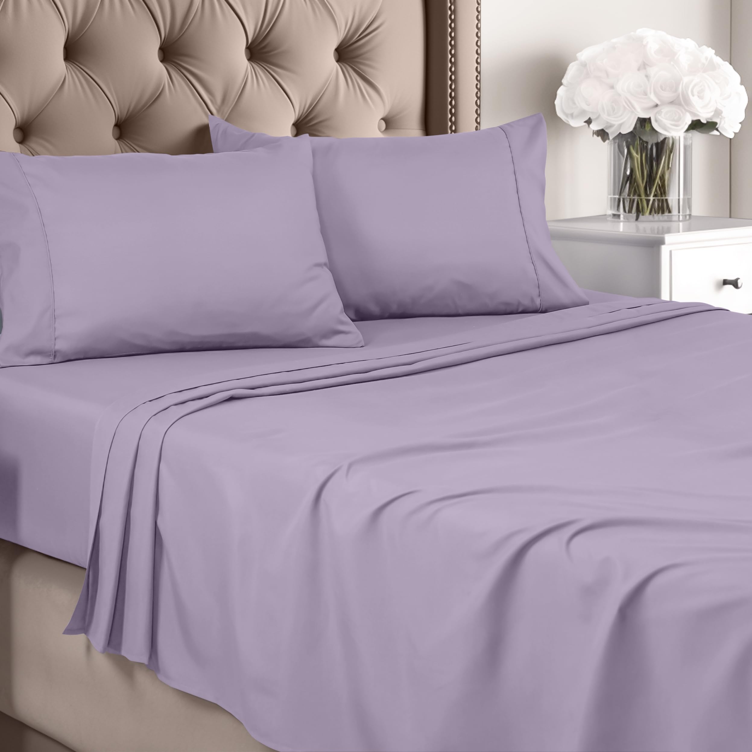 Juego De Sábanas Utopia Bedding Tamaño Queen, Microfibra Cepillada - Venta Internacional.