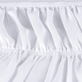 Foto 5 | Skirt Utopia Bedding Queen, Microfibra Blanca, 40 Cm De Caída - Venta Internacional.