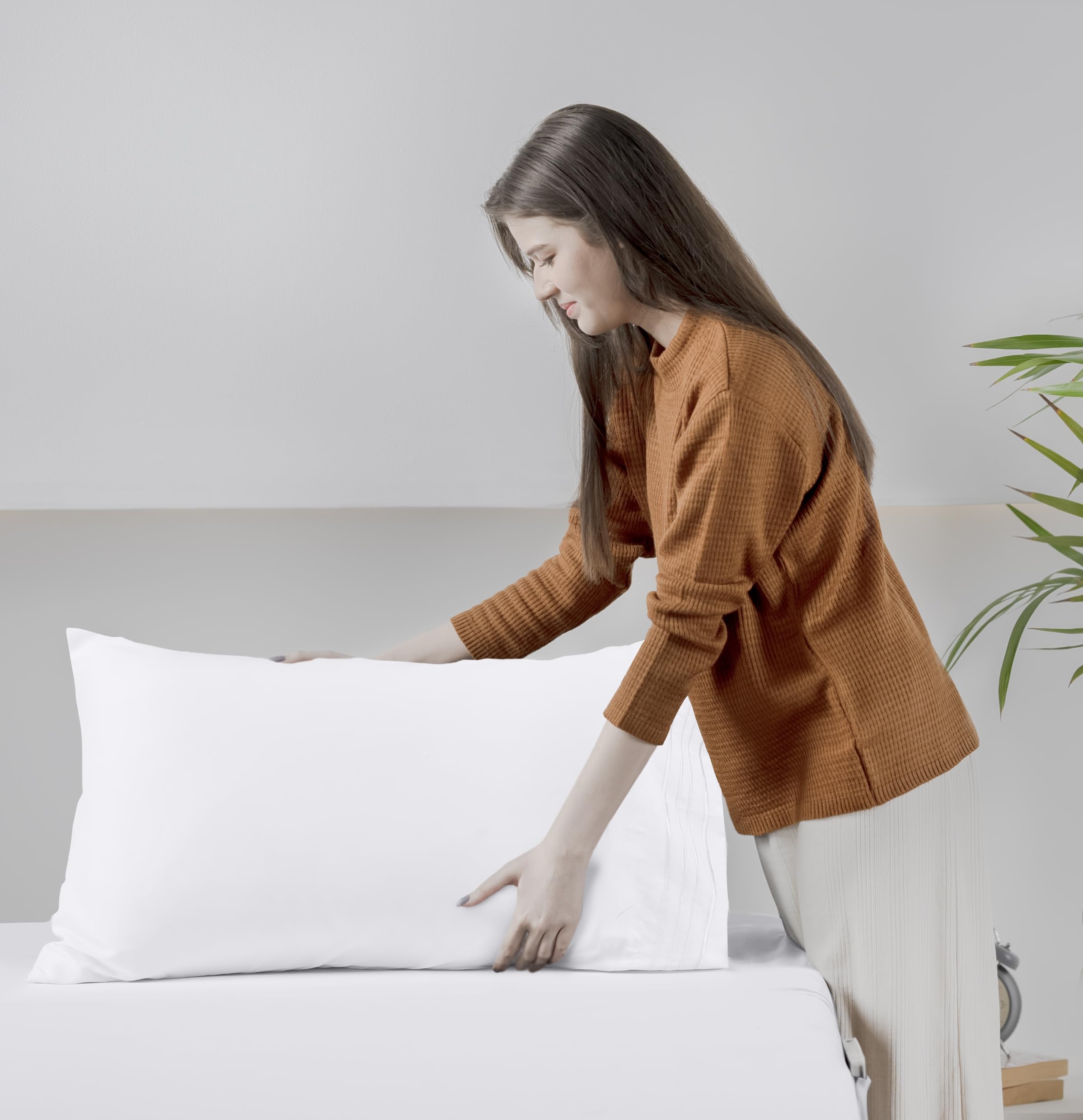 Foto 8 pulgar | Juego De Sábanas Utopia Bedding De Microfibra Suave, 3 Piezas, Color Blanco - Venta Internacional.