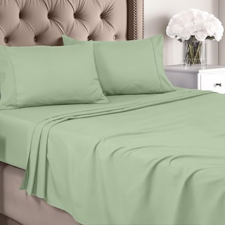 Foto 1 | Juego De Sábanas Utopia Bedding Queen De Microfibra Cepillada, Color Salvia - Venta Internacional.