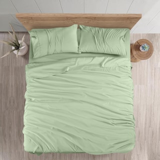 Foto 3 | Juego De Sábanas Utopia Bedding Queen De Microfibra Cepillada, Color Salvia - Venta Internacional.