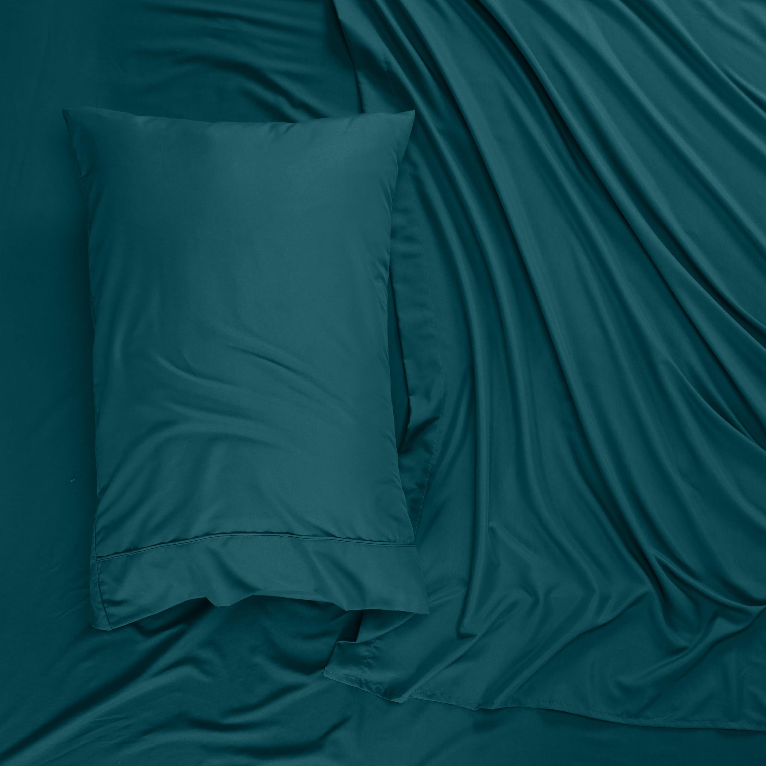 Foto 5 | Juego De Sábanas Utopia Bedding Queen De Microfibra Cepillada, Color Verde Azulado - Venta Internacional.
