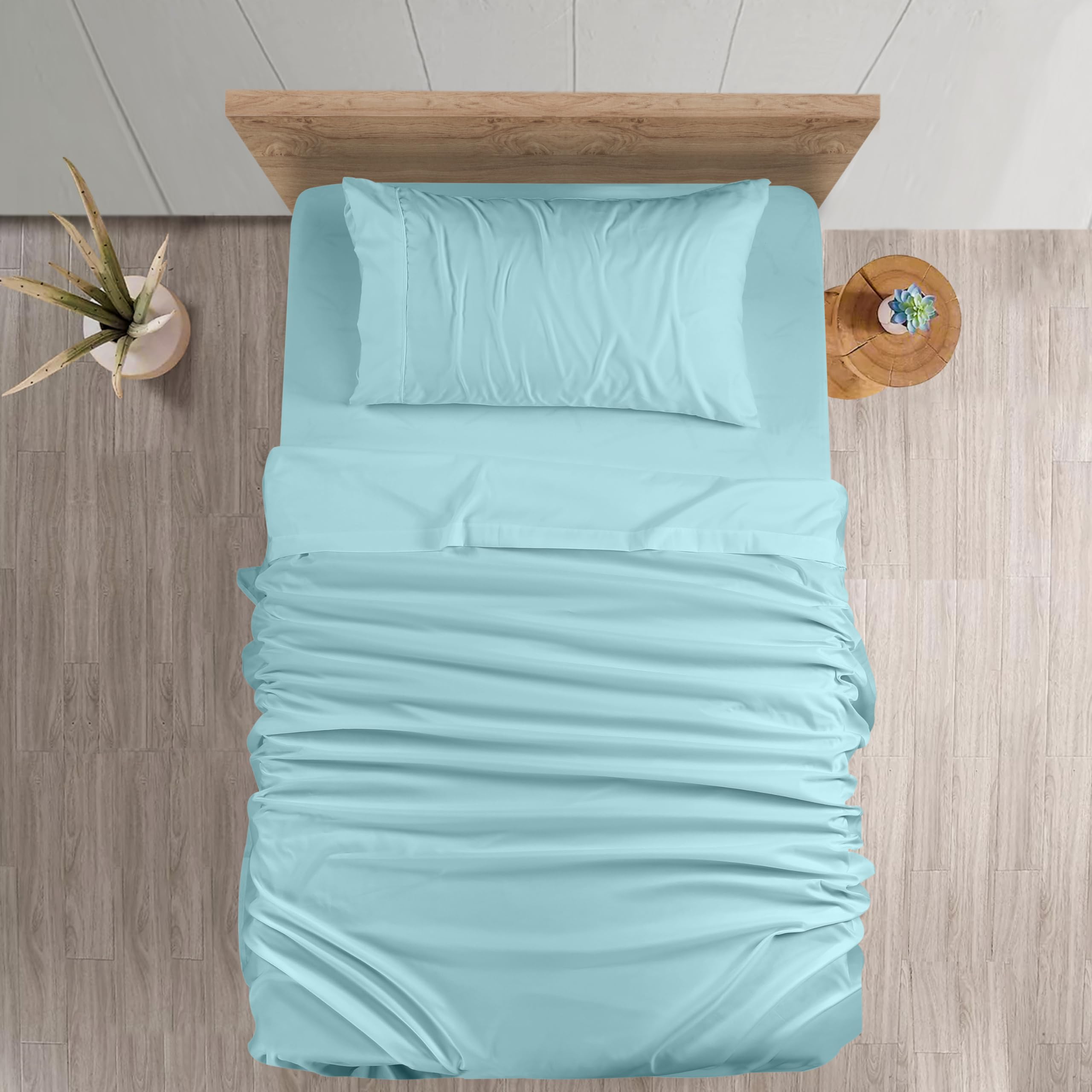 Foto 4 pulgar | Juego De Sábanas Utopia Bedding, Tamaño Doble, Microfibra Cepillada - Venta Internacional.