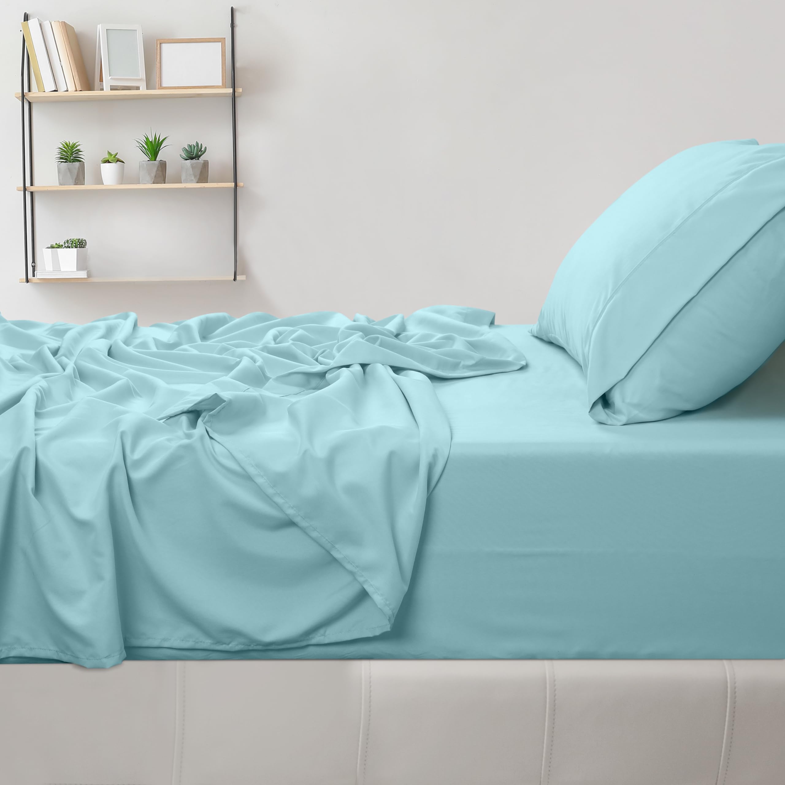 Foto 5 pulgar | Juego De Sábanas Utopia Bedding, Tamaño Doble, Microfibra Cepillada - Venta Internacional.