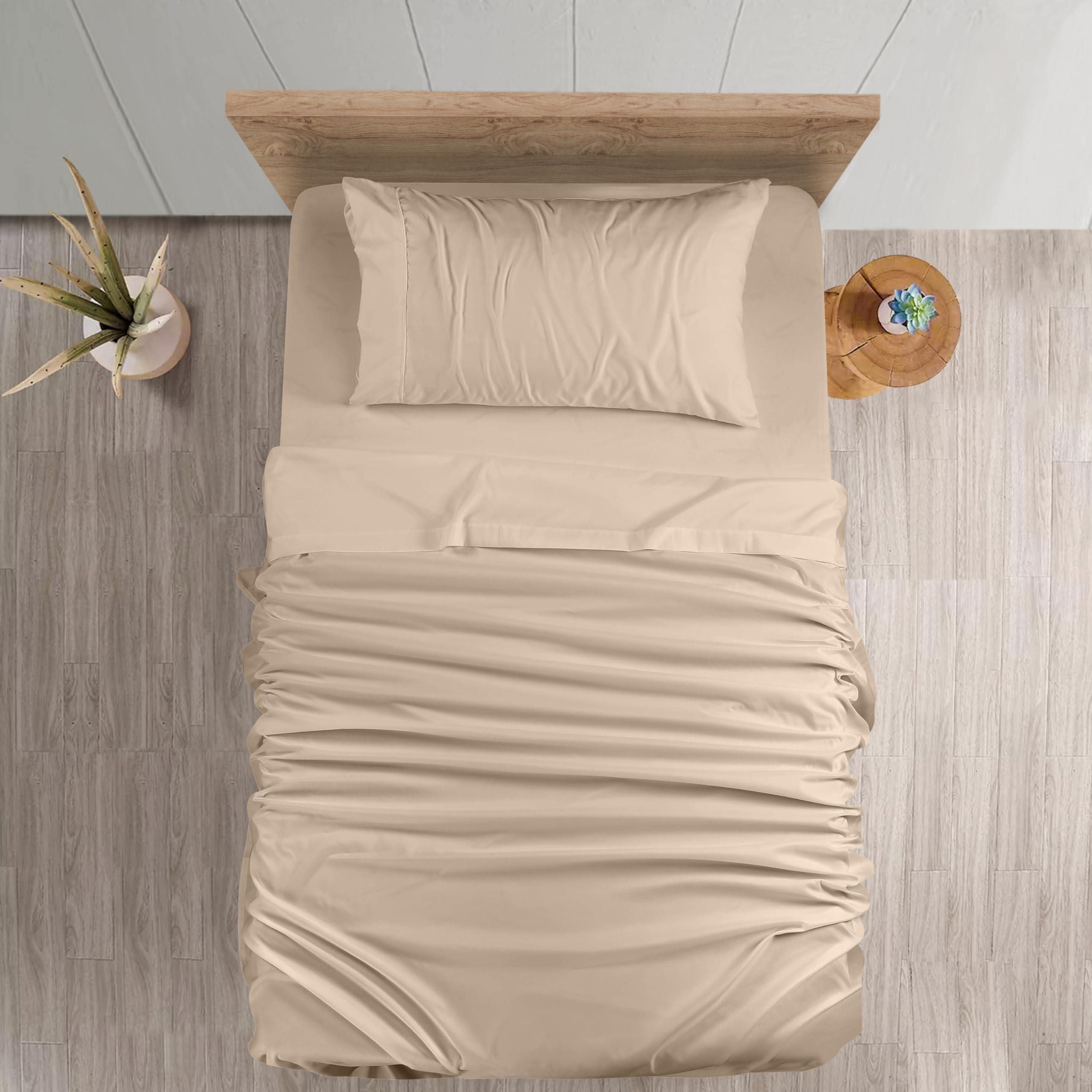 Foto 4 pulgar | Juego De Sábanas Utopia Bedding, Tamaño Doble, Microfibra Cepillada - Venta Internacional.