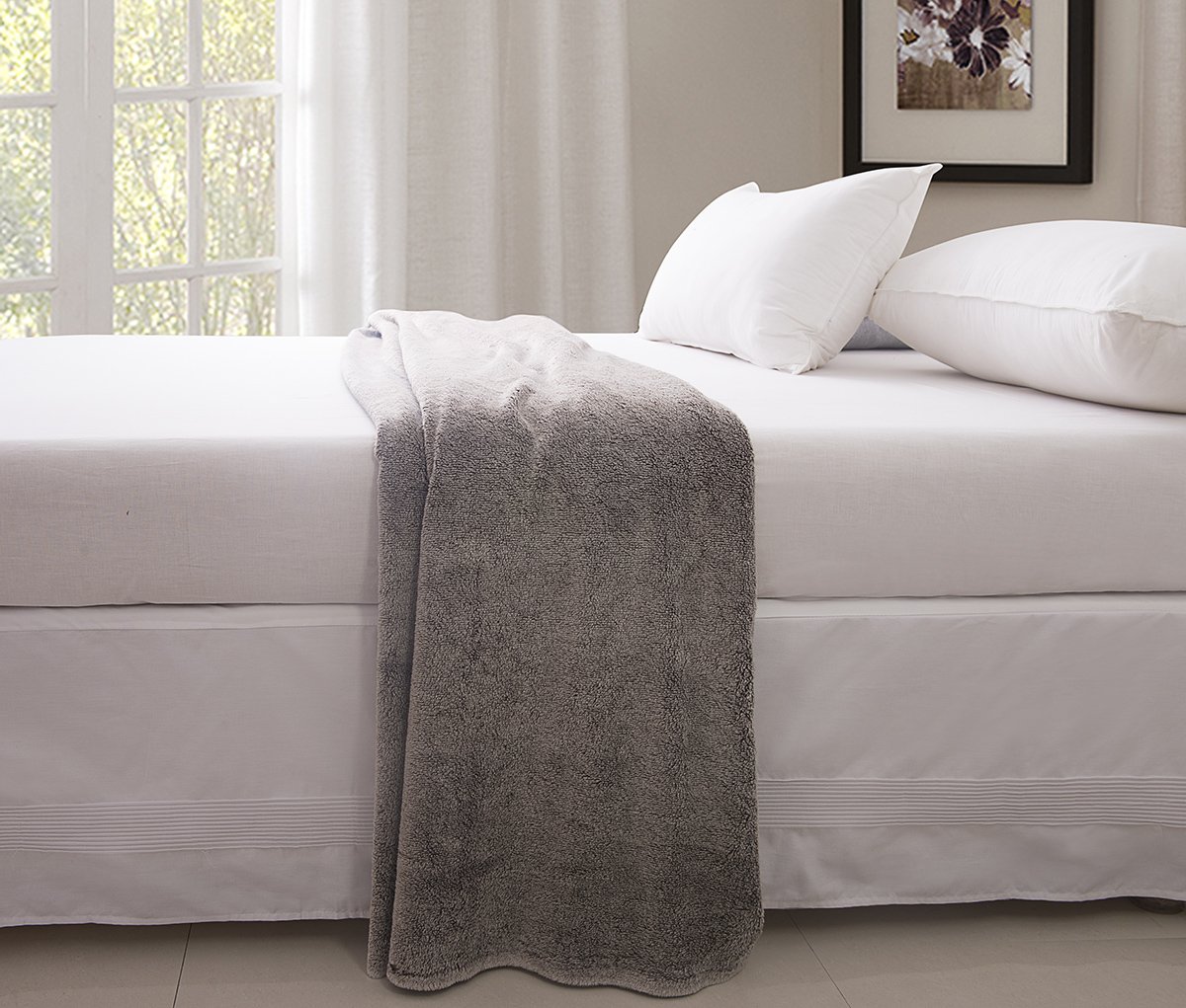 Foto 6 pulgar | Faldón de Cama Valea Home Blanco King - Venta Internacional