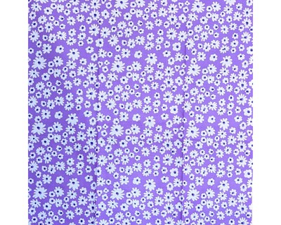 Foto 3 | Juego De Sábanas Algodón Percal Básica 200 - Estampada - Lilas - Matrimonial