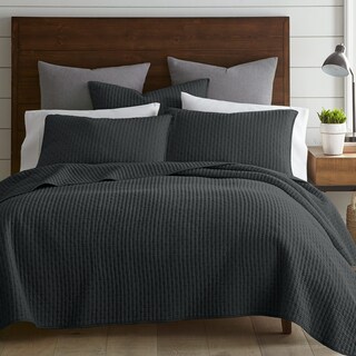 Foto 1 | Juego de Colcha Levtex Home Punto de Cruz Carbón - Venta Internacional