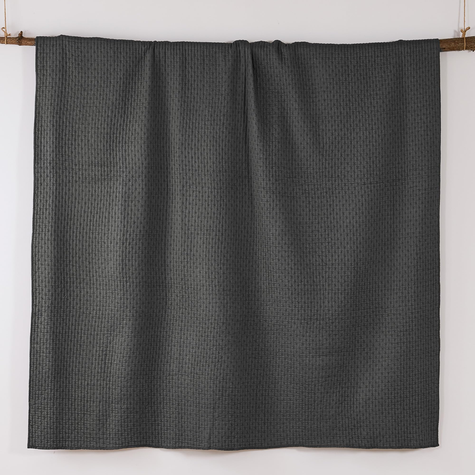 Foto 4 | Juego de Colcha Levtex Home Punto de Cruz Carbón - Venta Internacional