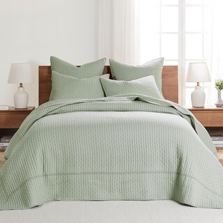 Foto 1 | Juego de Colchas Levtex Home Cross Stitch Desert Sage Twin - Venta Internacional