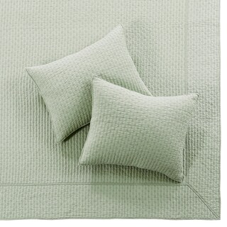 Foto 4 | Juego de Colchas Levtex Home Cross Stitch Desert Sage Twin - Venta Internacional