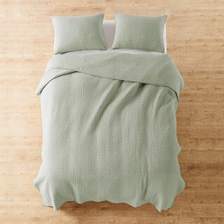 Foto 5 | Juego de Colchas Levtex Home Cross Stitch Desert Sage Twin - Venta Internacional